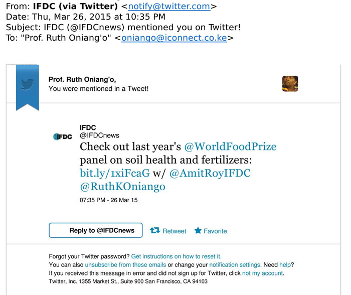 IFDC Tweet