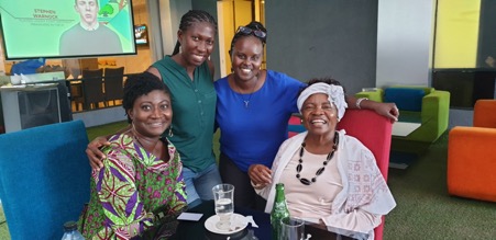 Mrs. Adjoa and friends